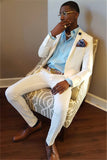 Bespoke White Designer Suits, 2 Pieces for Wedding Online