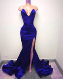 Sweetheart Mermaid Prom Dress with Slit