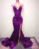 Sweetheart Mermaid Prom Dress with Slit