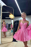 Sweetheart Pink A-Line Short Princess Dress