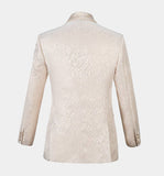 White Shawl Lapel Wedding Tuxedo - Three-Piece Set, Online