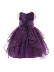 Beautiful Flower Girl Dresses with Scoop Neck and Organza Floor-length Sashes / Ribbons