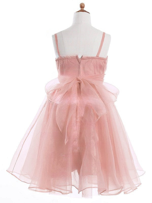 Best A-Line Sweetheart Organza Sashes Flower Girl Dresses