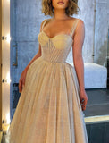 Glitter Sweetheart Ball Gown Prom Dress for Ankle-length Style