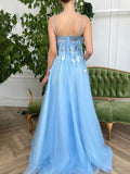 Sweetheart Tulle Appliques Lace Prom Dress - Ball Gown/Princess Floor-length